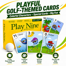 Play Nine Golf Card Game Family Party Fun Strategy Game Kids Adults Ages 8+ 2-6 picture