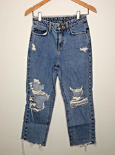 Carmar Women's Distressed/Destroyed Medium Wash Jeans Size 25 picture