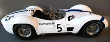 Maserati w/Engine & Wire Wheel Rims Custom Built1:12LARGE SCALE METAL BODY MODEL picture