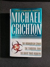 THREE COMPLETE NOVELS Crichton, Michael 1993 First Edition Thus First Printing picture