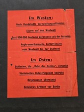 WWII German Wartime Propaganda Leaflet Krim Conference Allied Terms Document picture