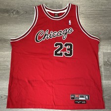 Michael Jordan Chicago Bulls Rookie Nike Authentic Jersey Men’s Sz 56 3XL 8403 picture