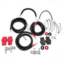 Battery Cables Kit for 2003-2007 6.0L Power Stroke Ford Superduty F250 F350 F450 picture