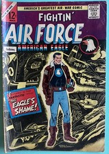 FIGHTIN' AIR FORCE Vol. 1 # 53 1966 Charlton Comic Inc Worn Creased Spine Covers picture