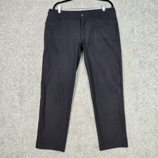 Lululemon ABC Pant Classic Fit Mens 36x30 Dark Gray Warpstreme 5 Pocket LM5426S picture