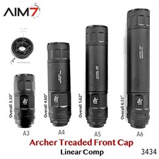 AIM7 ARCHER Linear Compensator Muzzle Brake 223 30CAL 9mm 40, 22LR 1/2x28 5/8x24 picture