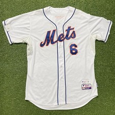 2013 New York Mets MLB Marlon Byrd Majestic Player Team Issued Jersey White COA picture