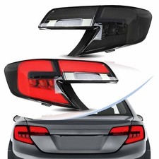 VLAND Smoked LED Tail Lights For Toyota Camry 2012 2013 2014 Rear Brake Lamps picture