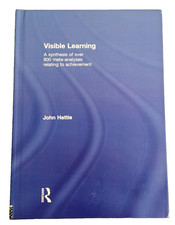Visible Learning: A Synthesis of Over 800 Meta-Analyses...Achievement HC Hattie picture