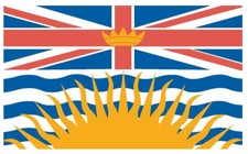 British Columbia International Flag Sticker Decal F68 picture