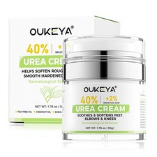 OUKEYA Urea Cream 40% +2% Salicylic Acid For Repair Dry Cracked Skin Moisturizer picture