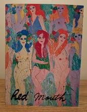 Red Mouth Walasse Ting 1977 Original Art Poetry First Edition picture