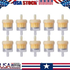 10pcs Universal Fuel Filters Motorcycle Inline Fuel Filter Gas Fuel Line picture