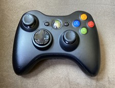 Official Microsoft Xbox 360 Black Wireless Controller ~ Works Great Authentic picture