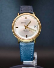1960s Gruen Precision Autowind Automatic men’s Watch-35mm-New Leather Strap picture