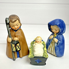 Vintage Goebel Janet Robson Nativity 3pc Holy Family Mary Joseph Jesus W Germany picture