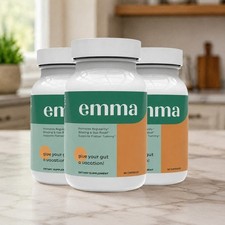 3 Pack Emma Gut Health Supplement 180 Capsules for Bloating Relief & Leaky Gut picture