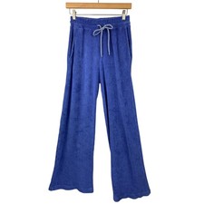 Women's Sundry *NWT* Blue Lounge Pants with Drawstrings, 100% Cotton - Size XS picture