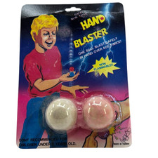 Vintage Hand Blaster Balls Spark Bang Popping Toy 80s Taiwan Sealed NOS picture