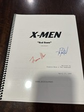 Marvel X-Men Red Dawn 1990 TV Animated Series Teleplay Bound Script Signed picture
