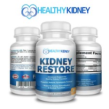 Kidney Restore Support Detox Cleanse Complete Flush Natural Supplement 3 Pack picture