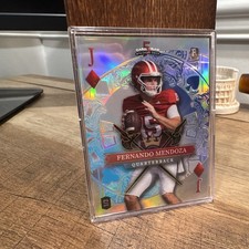 2026 Wild Card 5 Card Draw Stacked Deck Fernando Mendoza Jack of Diamonds 1/3 picture