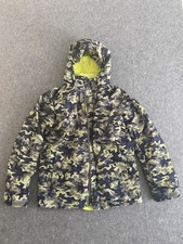 Columbia Interchange Jacket Boy Size L Camouflage Blue Green picture
