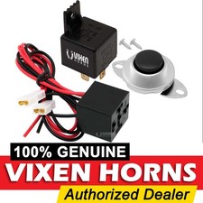 4-PIN HORN RELAY 40A/12V W/ PRE-WIRED QUICK CONNECT PLUG/SOCKET & BUTTON VXA7902 picture