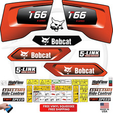 Fits Bobcat T66 Complete Decal Kit Skid Steer Stickers -  picture