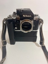Nikon F2A 25th Anniversary Chrome DP-11 Photomic MD-3 MB-1 DS-12 EE Untested picture