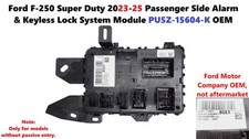 Ford F250SD 2023-25 Passenger Side Alarm & Keyless Lock System Module PU5Z15604K picture