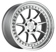 Aodhan DS-X 18x9.5 5x114.3 +22 Silver w/Machined Face Wheel Rim picture