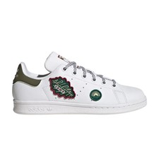 adidas Stan Smith J Camp Kids 7Y White Olive picture