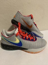 Nike LeBron 20 Light Silver Hyper Royal DJ5423-002 New No Box Men's Shoes 9.5 picture
