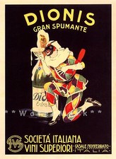 Dionis Gran Spumante 1925 Vintage Poster Print Italian Drinks Wine Décor Art picture