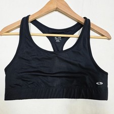 C9 by Champion Sports Bra Womens XXL Black Racerback Activewear N9031-LML picture