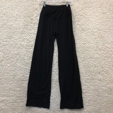 Gymshark Leggings Small Adult Black Crossover Regular Flared High Rise Womens S picture