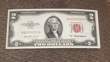 1953A $2 DOLLAR - RED SEAL CRISP.    *NOTE: FAST SHIPPING  picture