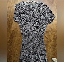 Aqua brand leopard print womens dress - size xs picture