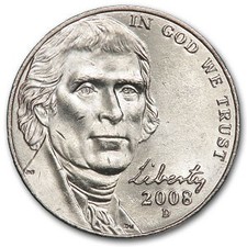 2008-D Jefferson Nickel BU picture