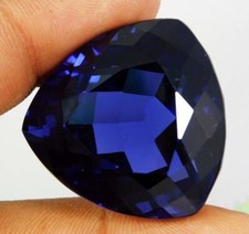 Trillion Cut Flawless Blue Tanzania Of Tanzanite Loose Gemstone Certified 60 Ct picture