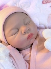 Silicone Reborn Baby Doll Lifelike Girl Newborn Floppy Squishy 19”Infant Gift picture