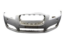 12-15 Jaguar XF X250 Front Bumper Cover Panel Assembly White CX2317C831BB Oem picture
