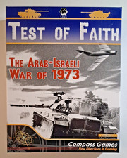 Compass Games Test of Faith: Arab-Israeli War of 1973 OSS Series Wargame picture