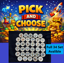 Pick & Choose / 34pc Zelda Hyrule Warriors BOTW TOTK Coins for Switch 1 & 2 picture