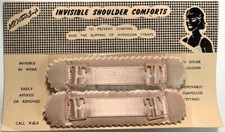 1940s Invisible Shoulder Comforts on Original Display Card - Cellophane Wrap picture