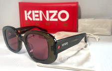 NEW KENZO PARIS KZ40170U 96Y TRANSPARENT OLIVE/SMOKE PINK LENS SUNGLASSES 48-23 picture