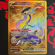 Pokemon TCG Miraidon ex 243/091 SV Paldean Fates Hyper Rare Holo English 220HP picture
