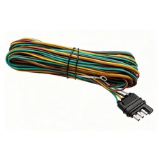 Seamaka 25ft 4 Wire 4-Flat Trailer Light Wiring 25FT, 4 picture