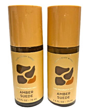 2x AMBER SUEDE Fine Fragrance Mist Spray Travel Bath and Body Works   picture